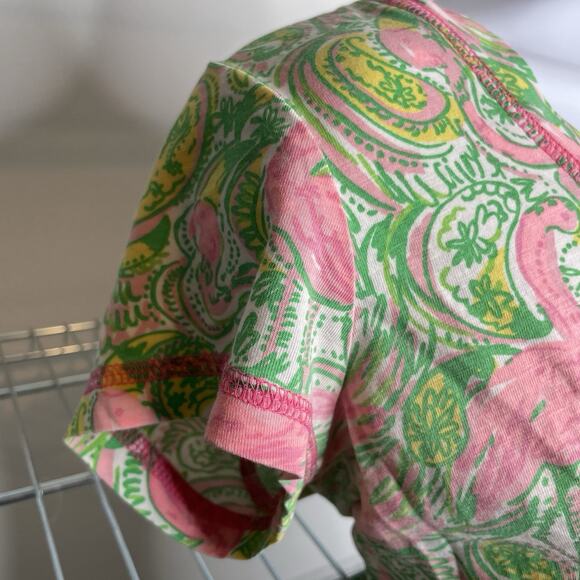 Lilly Pulitzer Women's Britton Flamingo Hot Wings Print Dress Size S - Picture 9 of 13